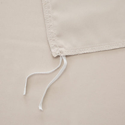 Bettwäsche 135x200 cm Mikrofaser 110 g/m² Beige mit
