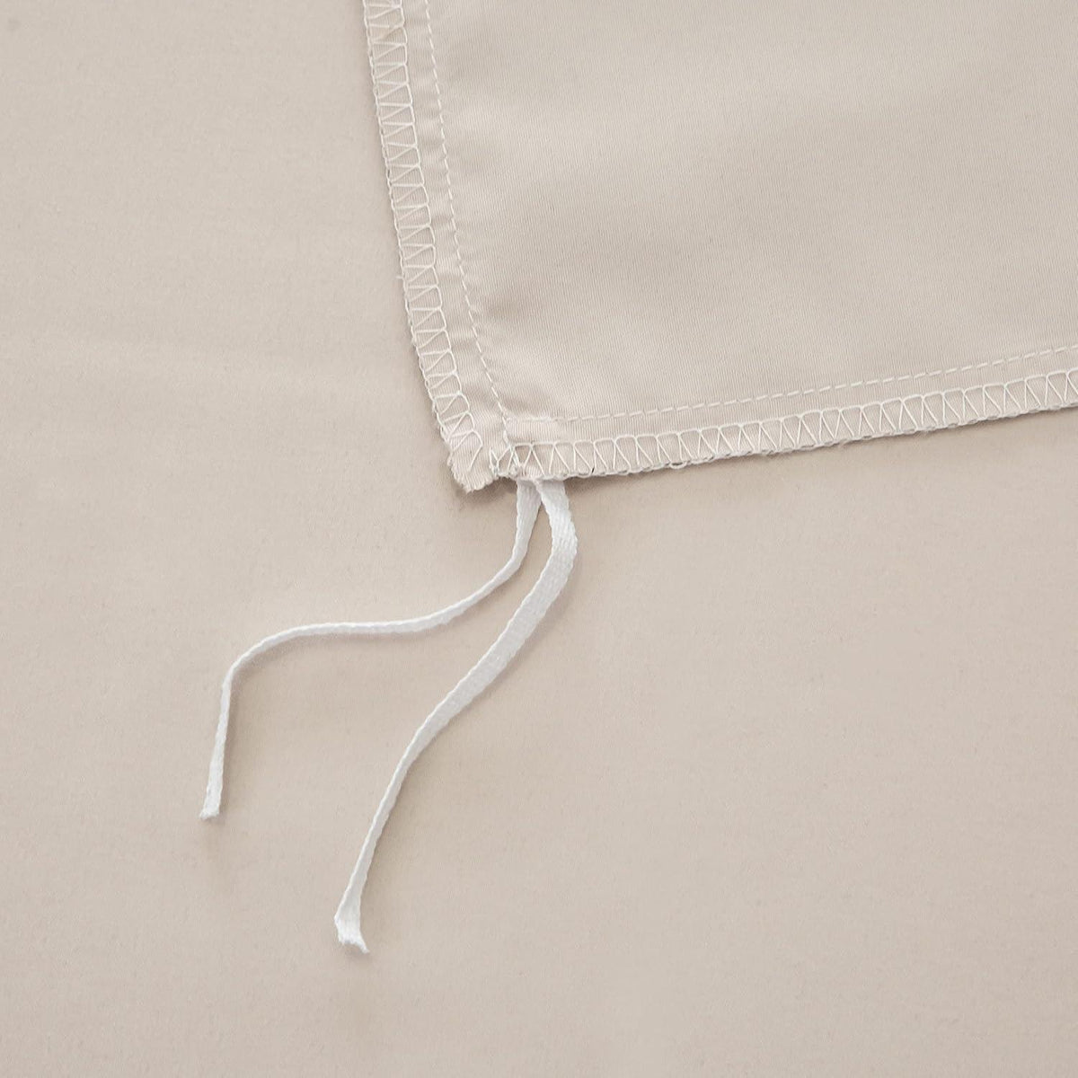 Bettwäsche 135x200 cm Mikrofaser 110 g/m² + Kissenbezug 80x80 cm Beige