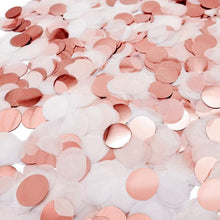 Rosegold Punkte Konfetti Streudeko Tisch Deko Geburtstag