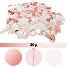 Rosegold Punkte Konfetti Streudeko Tisch Deko Geburtstag