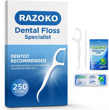 Dental Floss Picks Professional Clean Sticks Refill 250 Pcs