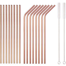 Wiederverwendbare Edelstahl Strohhalme Set mit Tasche – 18 Teile