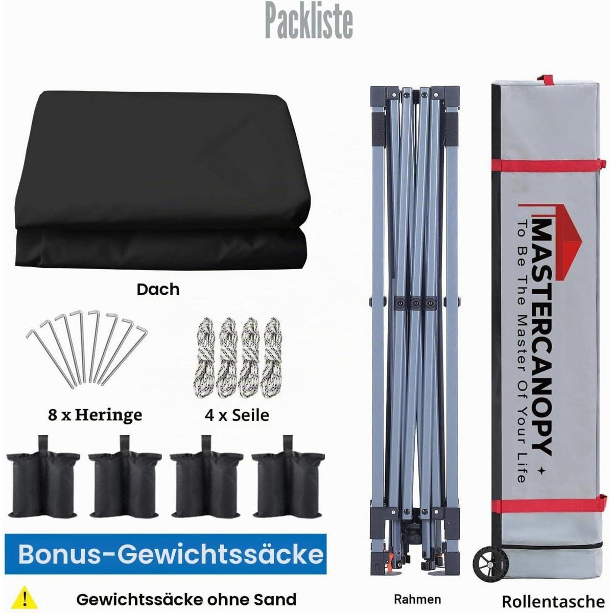 3x3m Pop-up Pavillon – Schnellaufbau, Höhenverstellbar & Wasserabweisend