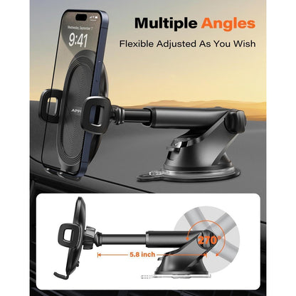 Handyhalterung Auto 360° Saugnapf für iPhone & Samsung