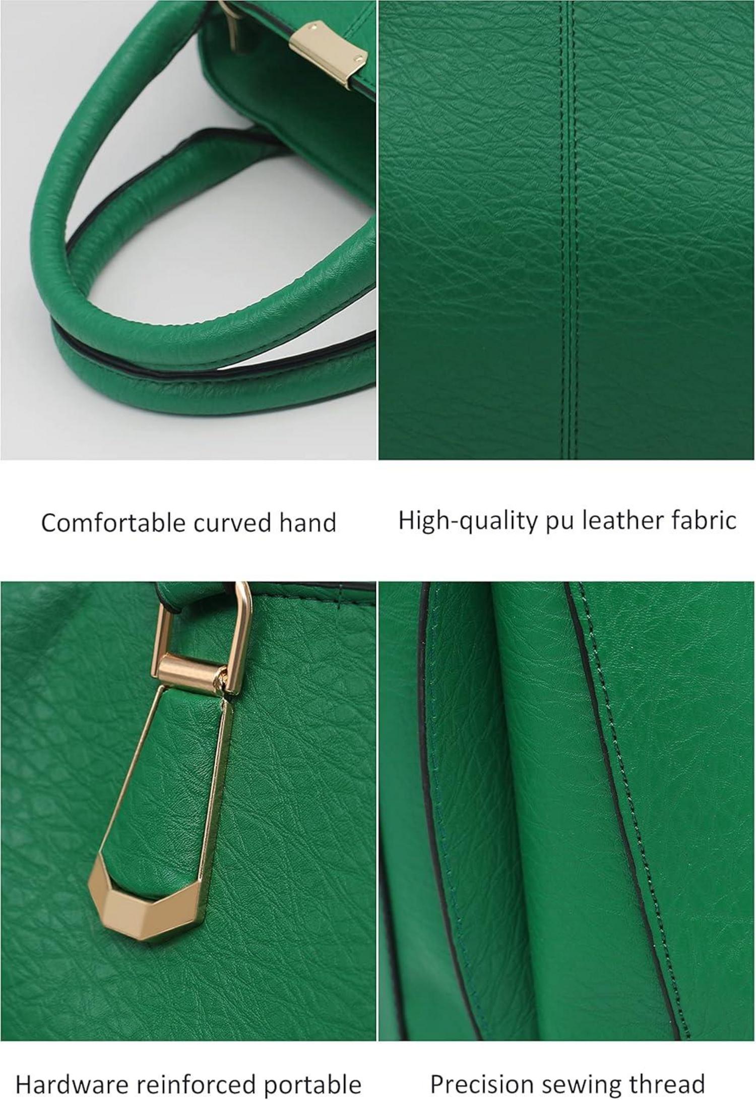 Damen Henkeltasche Umhängetasche Handtasche PU Leder Tote Modern Große