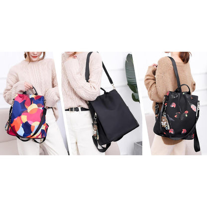 Wasserdichter Damen Rucksack – Anti-Diebstahl Schulrucksack Bunt