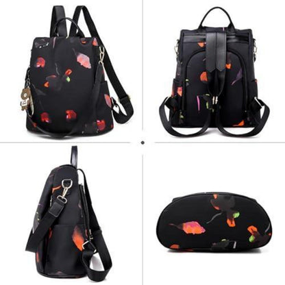 Wasserdichter Anti-Diebstahl Rucksack Damen – Cityrucksack Schmetterling