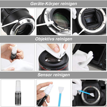 14-teiliges Kamera Reinigungsset für DSLR Objektive Filter