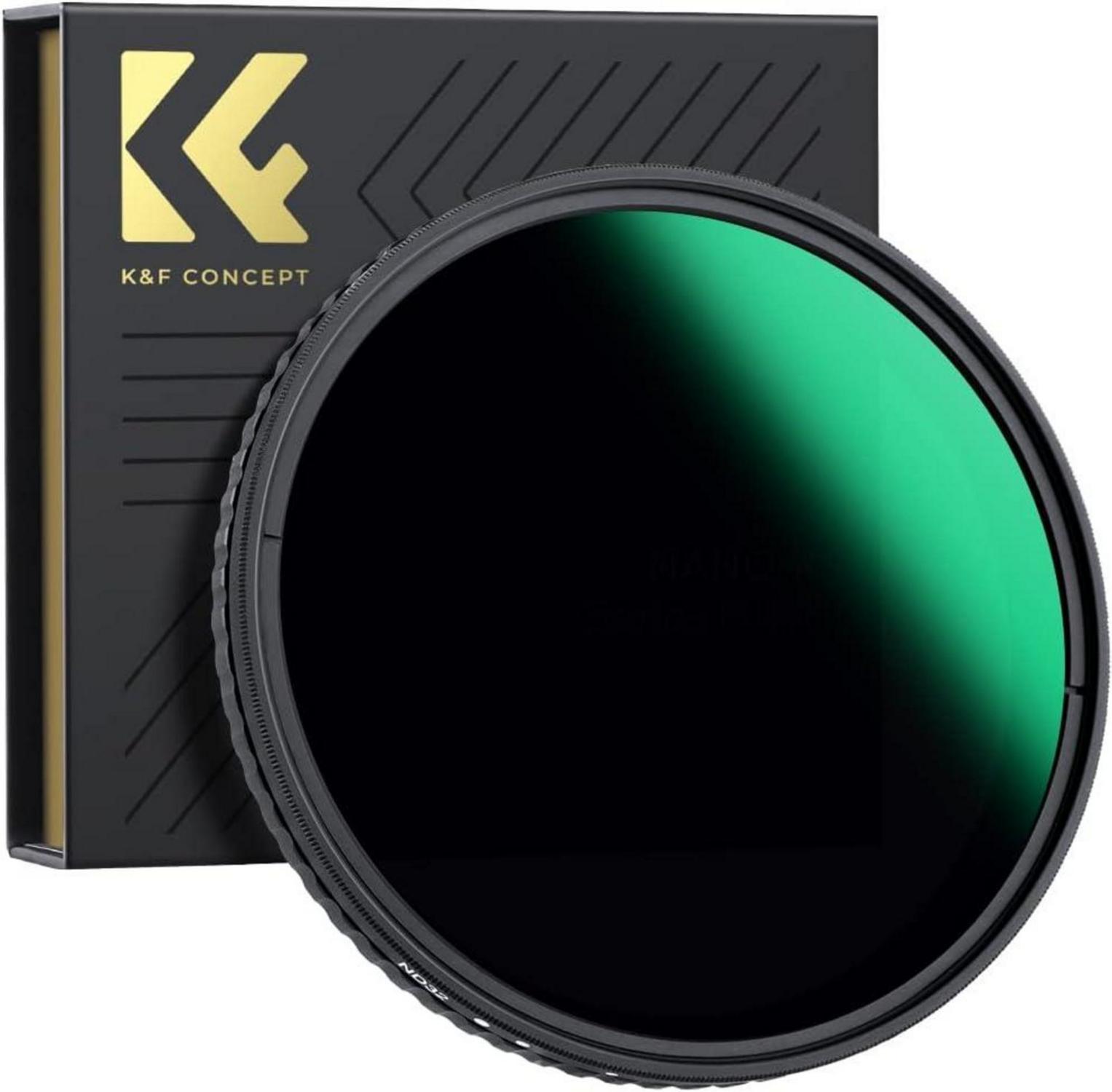 Variable ND Filter 62mm Slim ND8-128 Neutral Graufilter
