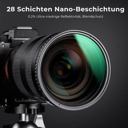 67mm K&F Concept Nano-X Variable ND Filter ND8-128 Slim Neutral Graufilter