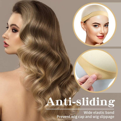 Dreamlover Haarnetz Wig Caps für Lace Wigs Beige 12 Stücke