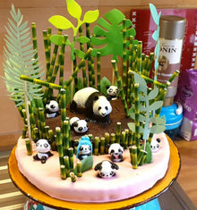 Tropische Blätter Kuchen Topper für Safari & Hochzeitsthema