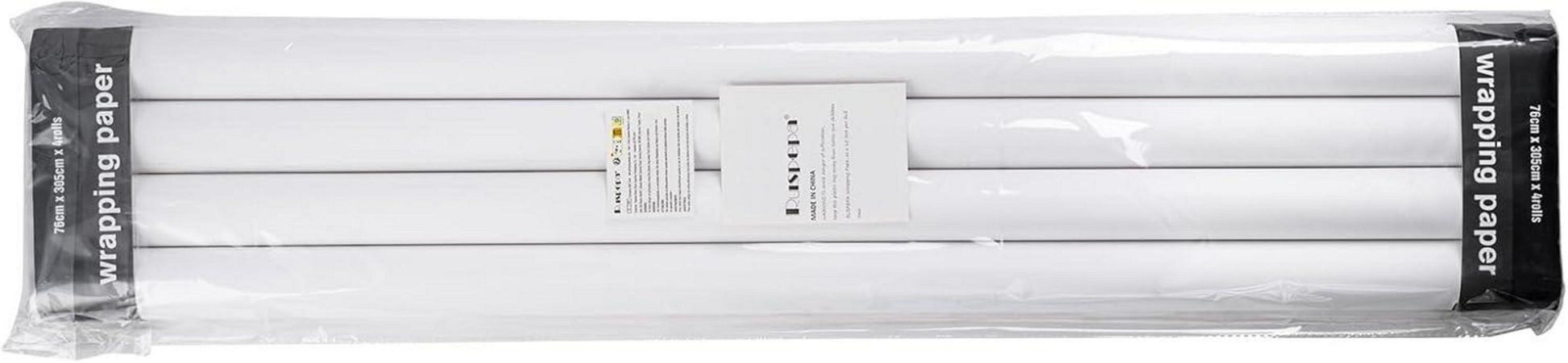 Weihnachtspapierrolle Kraftpapier Schwarze Weihnachtselemente 4 Rollen 76cm x 305cm