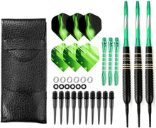 Soft Dartpfeile Set 18g - 3 Stück Turnier Darts mit PU Bag
