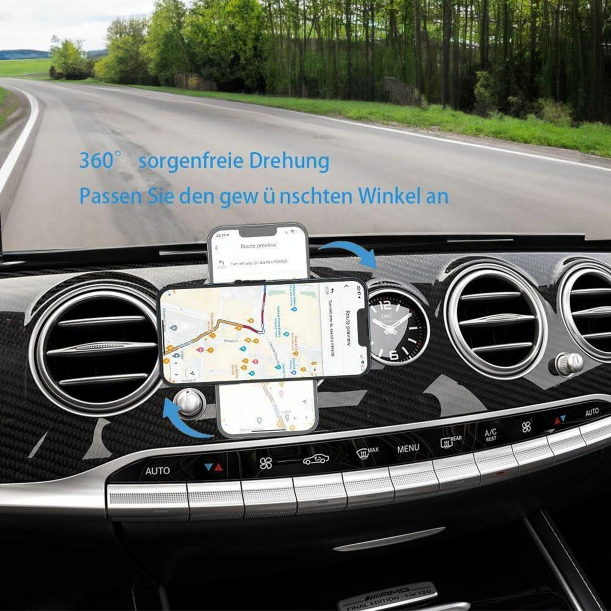 Auto Handyhalterung Lüftung für Mercedes, Mini, Ford, Audi, Suzuki
