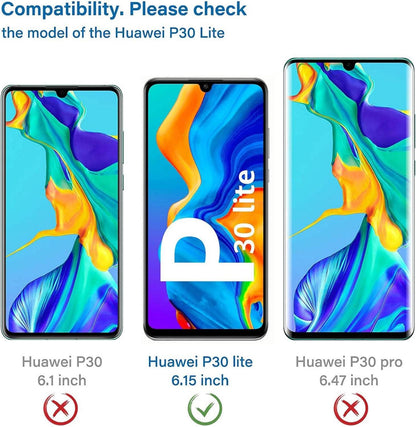 Panzer Schutz Glas Huawei P30 Lite 2 Stück 9H HD 0.33mm