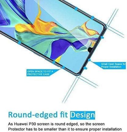 Panzer Schutz Glas Huawei P30 3er Set 9H Ultra-klar