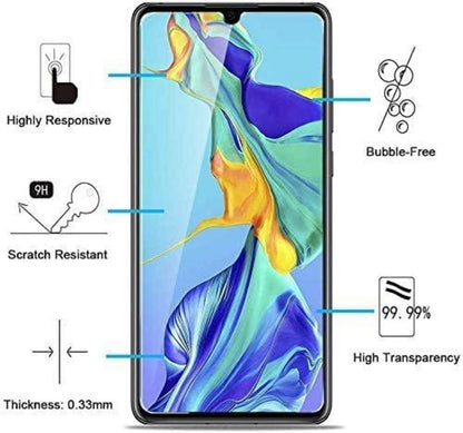 Panzer Schutz Glas Huawei P30 2 Stück 9H HD 0.33mm
