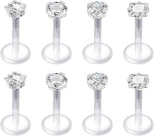 Klare Flexibles Lippenpiercing Tragus Helix Labret Piercing 16G