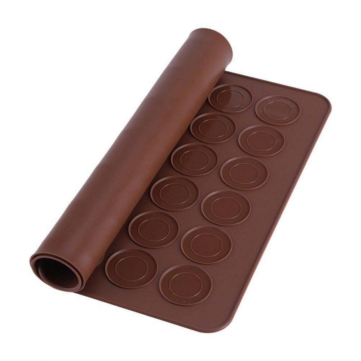 Silikon Macaron Backmatte 48 Kavitäten - Für perfekte Makronen