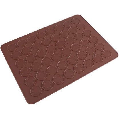 Silikon Macaron Backmatte 48 Kavitäten - Für perfekte Makronen