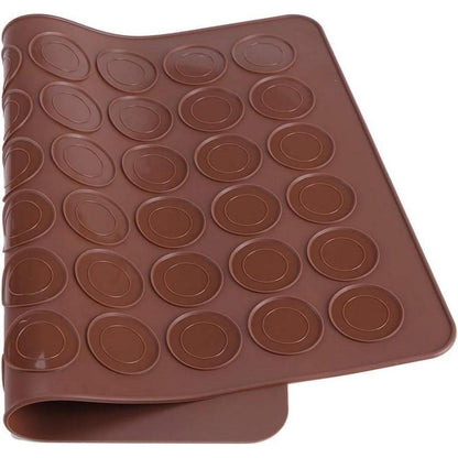 Silikon Macaron Backmatte 48 Kavitäten - Für perfekte Makronen