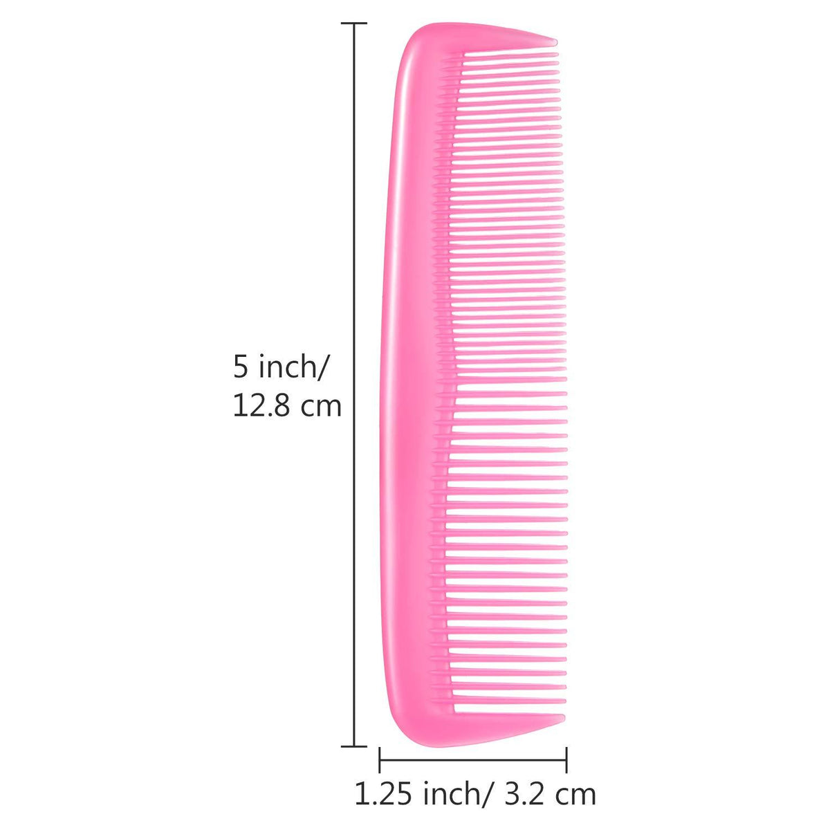 Bunte Haarkamm Set 12 Stücke für Damen Männer, Grob Fein