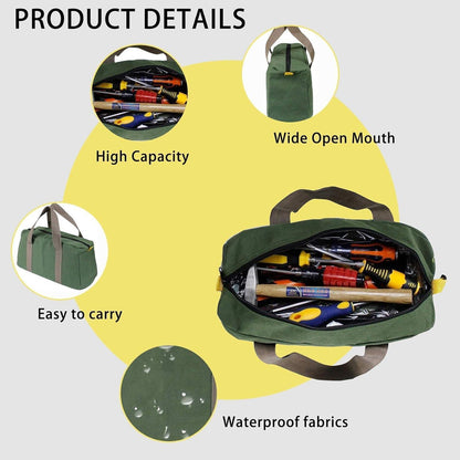 Weite Öffnung 12-Zoll Werkzeugtasche - Wasserdicht