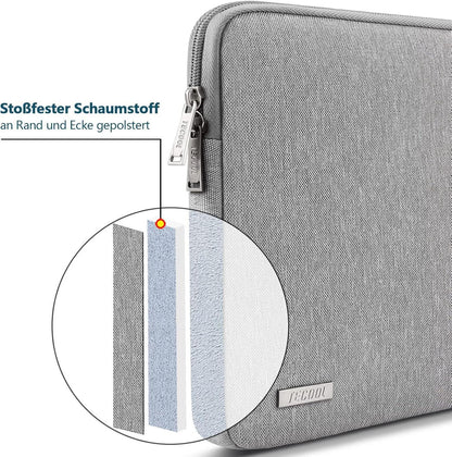 TECOOL Laptop Tasche Hülle 12,3-13 Surface Pro MacBook Air Pro 13 iPad Pro Air Grau