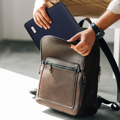 TECOOL 15,6 Zoll Laptop Tasche Dunkelblau - Stoßfestes