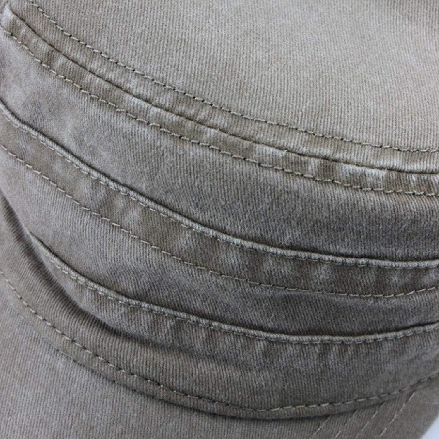 UAOOK Army Cap Military Style Armee Hut Männer Baumwolle Sommer Cadet Baseball
