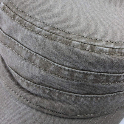 UAOOK Army Cap Military Style Armee Hut Männer Baumwolle Sommer Cadet Baseball