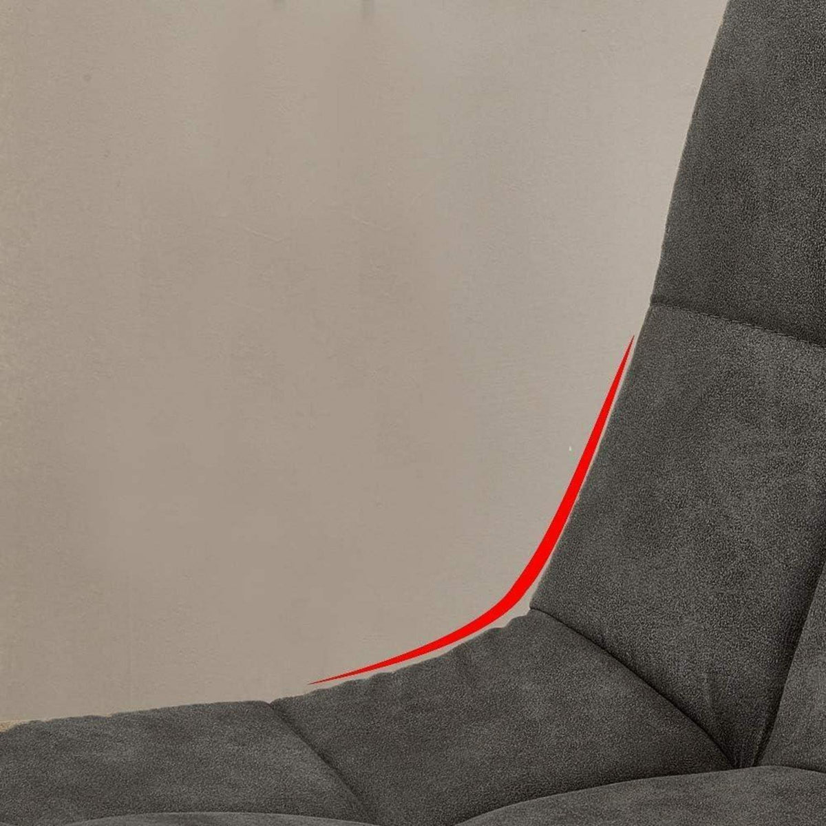 Esszimmerstühle Set 2 Grau – Bequeme Lounge Stühle mit Metallbeinen