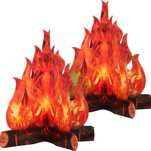 3D Dekorative Pappe Lagerfeuer Herzstück Künstliches Feuer Flamme