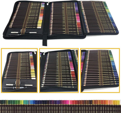 72 Buntstifte Set Profi Art Zeichenstifte Ölbasiert Gemischt