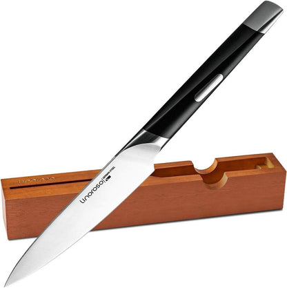 Gemüsemesser Schälmesser Edelstahl mit Messerblock