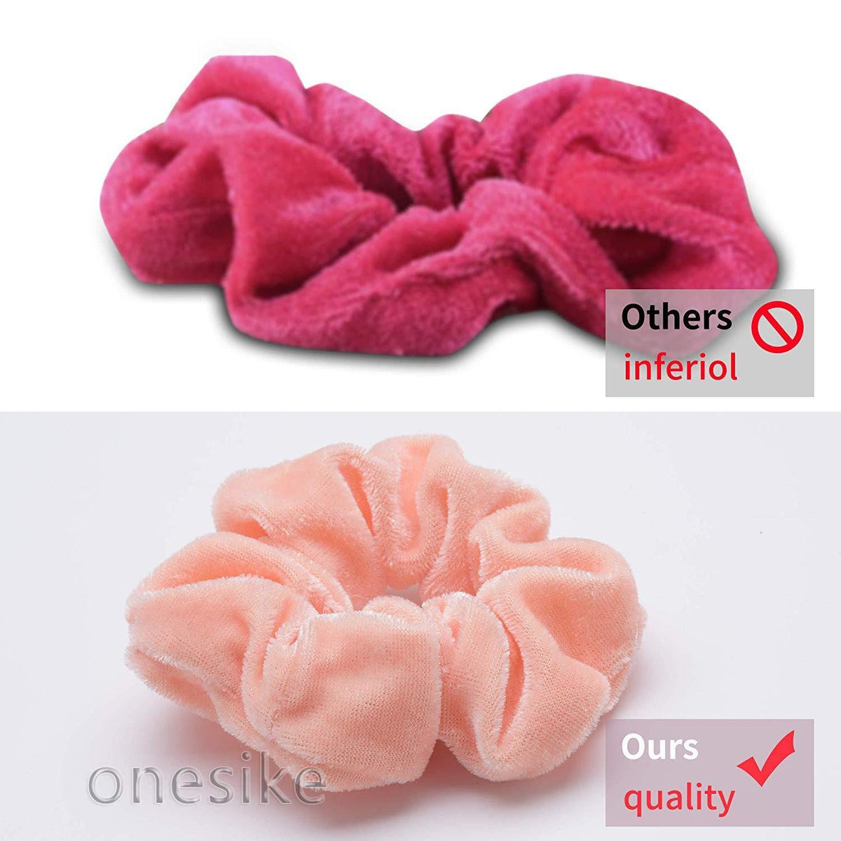 45 Stück Haargummis Samt Haarbänder Scrunchies 45 Farben Frauen Mädchen