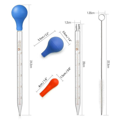 Glas Pipetten Set Tropfpipetten Labor Lebensmittel Medizin