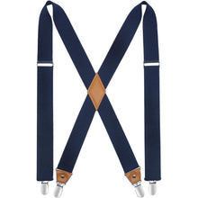Elastischer Hosenträger Schwarz X Form 3,5cm Starke Halter
