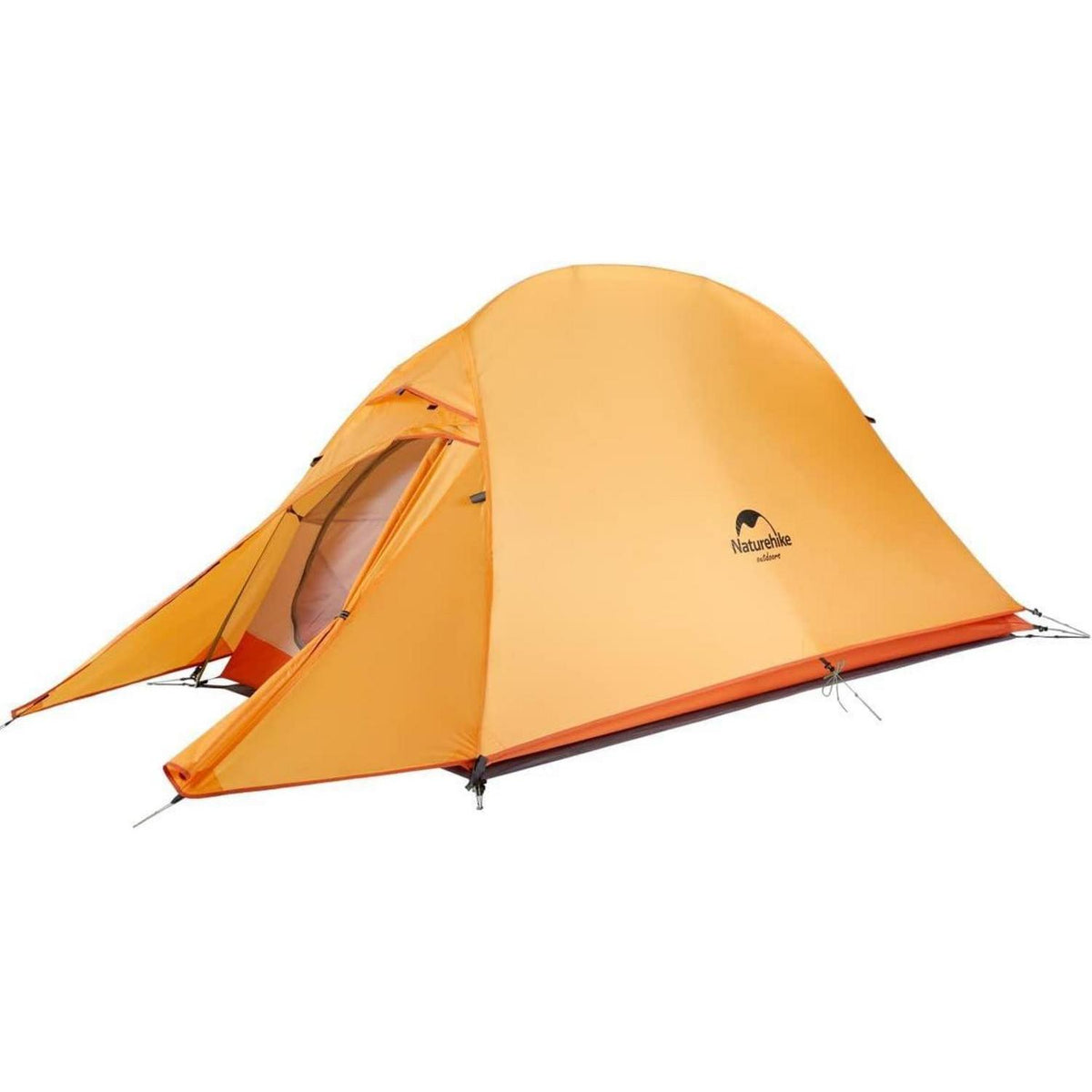 Leichtes 1-Personen Kuppelzelt Orange 210T Wasserdicht