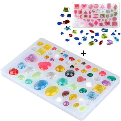 Silikon Gießformen für Harz Schmuck – 2er Set DIY