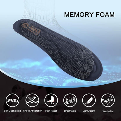 Memory Foam Einlegesohlen für Damen Herren - Weiche