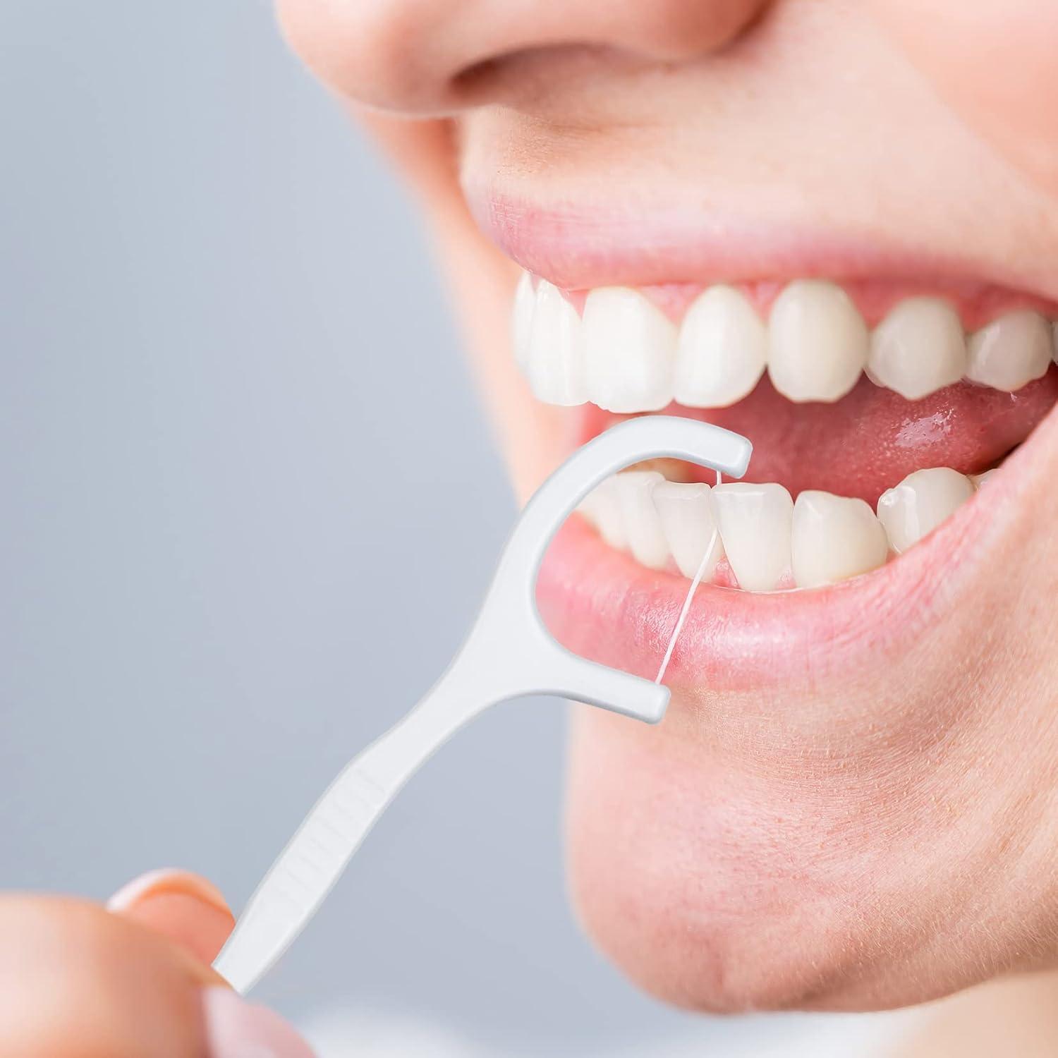Zahnseide Sticks 300 Stück Interdental Flosser Dental Floss SEO