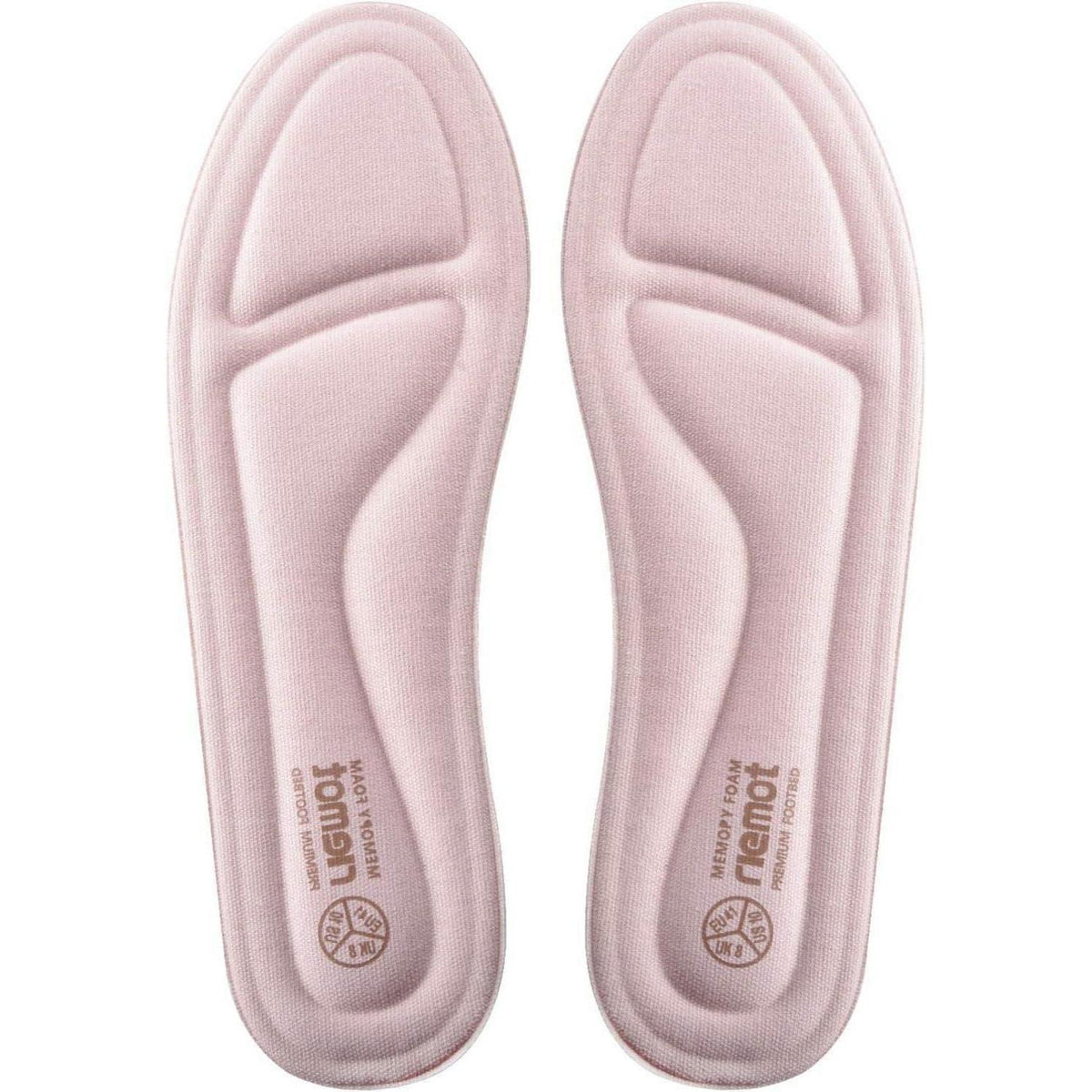 Memory Foam Einlegesohlen Damen Rosa Gr. 40