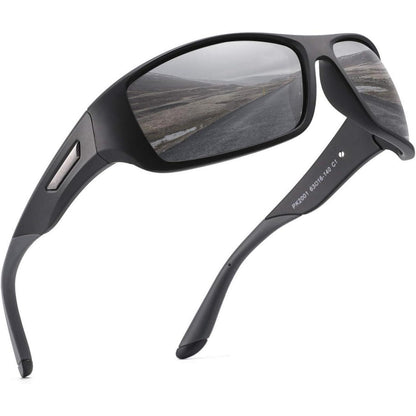 PUKCLAR Sonnenbrille Herren Polarisiert Sportbrille UV400