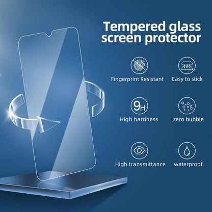 2er Set Schutzglas One Plus 6T/7 9H HD Displayschutzfolie 0.33mm Klar