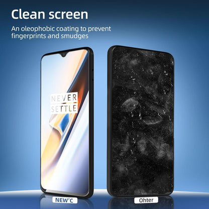 2er Set Schutzglas One Plus 6T/7 9H HD Displayschutzfolie 0.33mm Klar