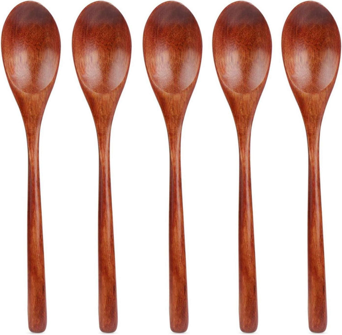 Holzlöffel Set 22,5 cm japanischer Stil 5 Stück umweltfreundlich