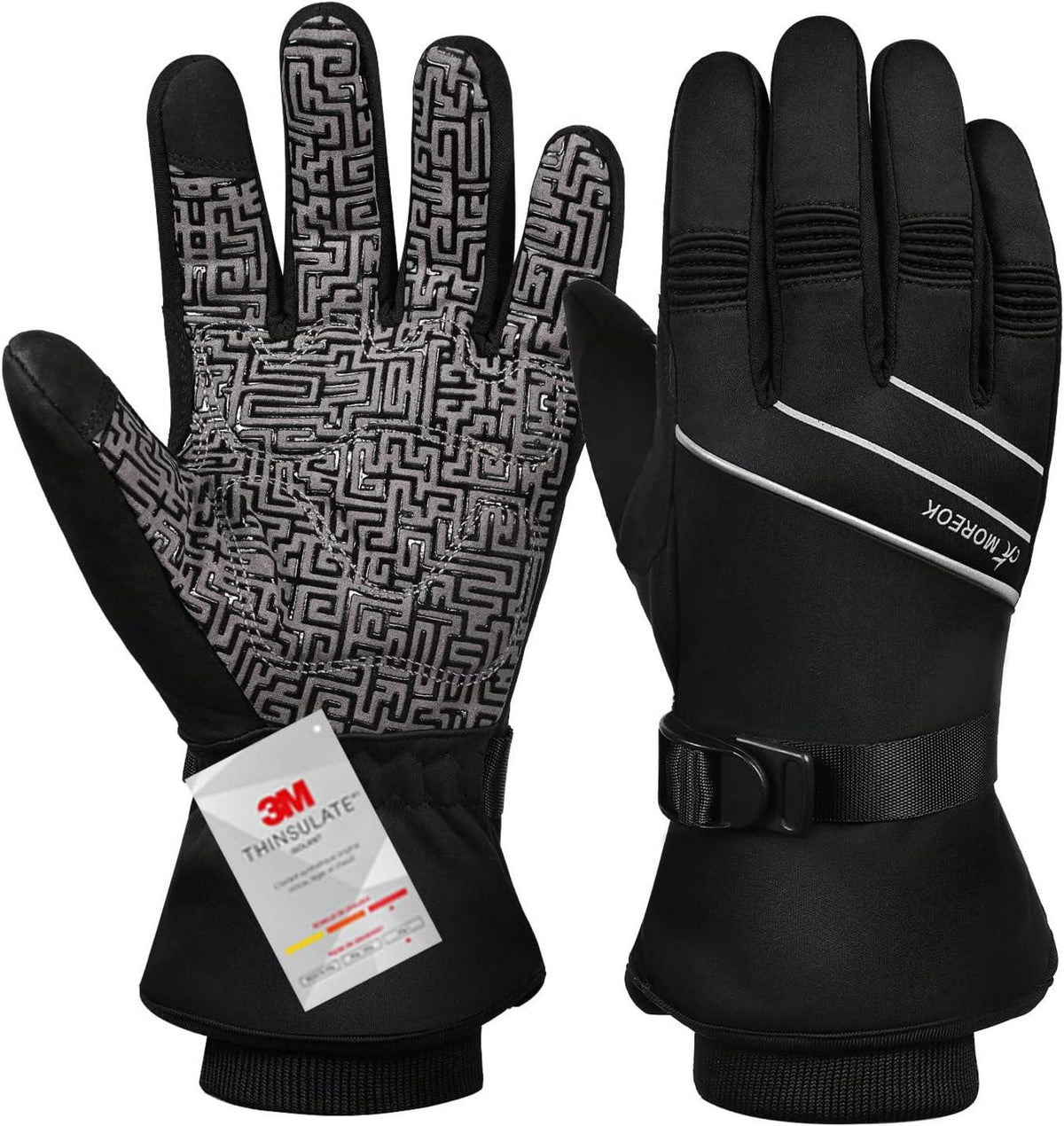 Winterhandschuhe -30°F 3M Thinsulate Skihandschuhe Wasserdicht Warme