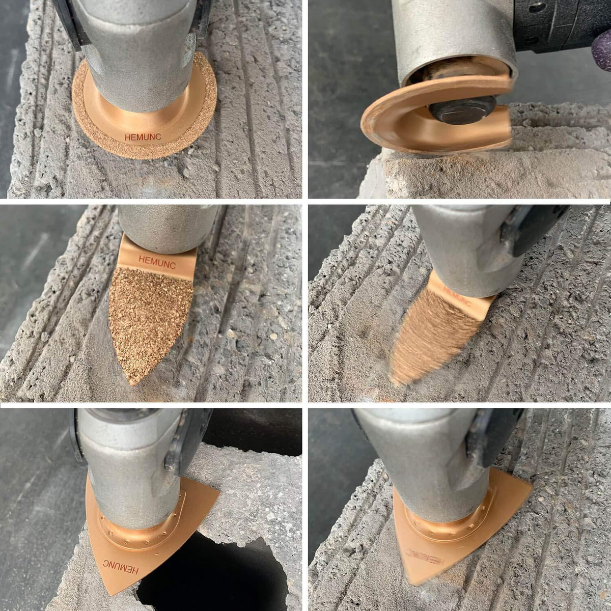 6tlg Multitool Sägeblätter für Fliesenfugen Entfernen